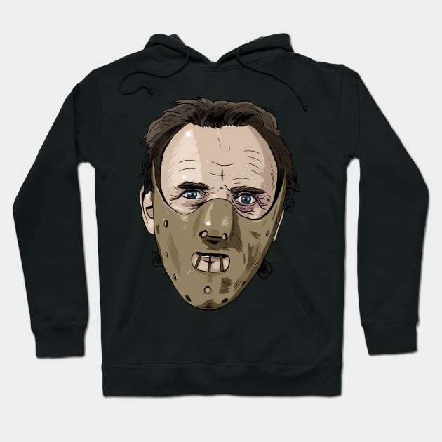 Hannibal Lecter Hoodie by Black Snow Comics